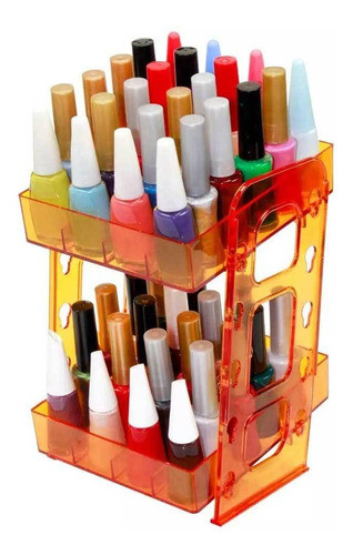 Mini Display Expositor De Esmaltes Suporte Organizador Rosa 1