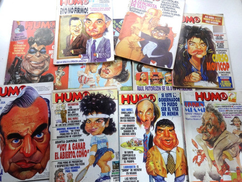 Revista Humor Lote 10 Revista 1993 1994 Antigua Usada 0