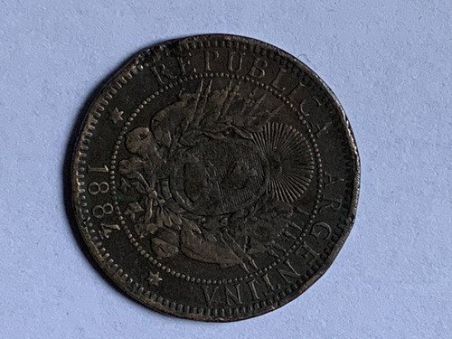 Robmar-argentina Moneda De 2 Centavo De Patacon Del Año 1884 0