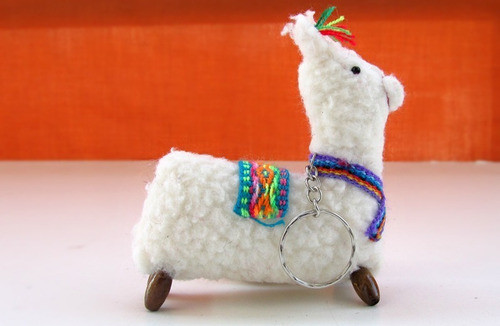 Llama Andina Llavero Artesanal En Mamakolla! 1