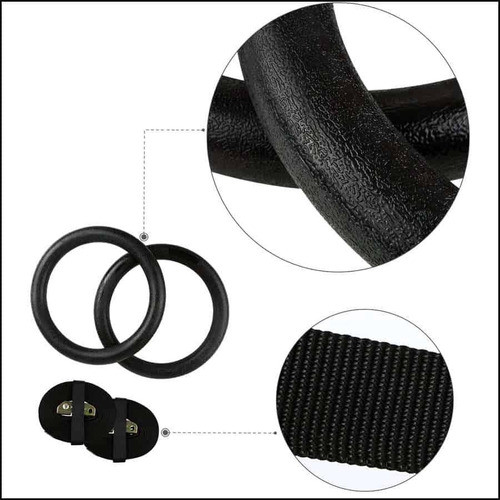 Anillas Gimnasia Crossfit Entrenamiento Kit Completo Suspens 1