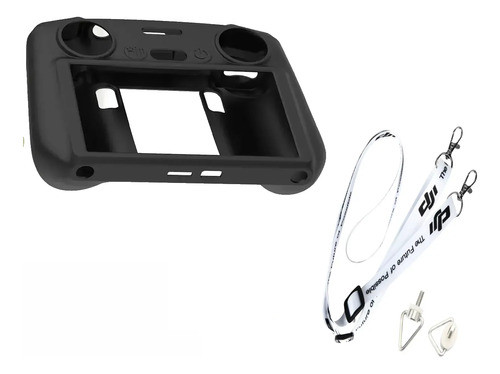 Jogo-1b Correia Branca + Capa P/ Controle Dji Rc2 Mini 4 Pro 0