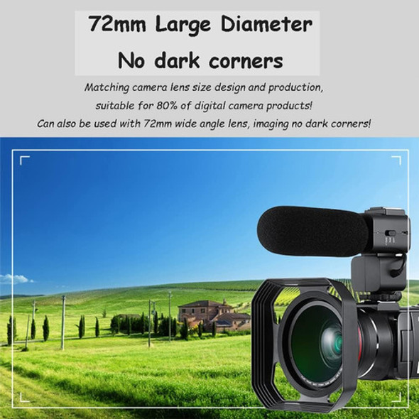 Parasol Para Lente Diyeeni Cuadrado 37mm-72mm 1 Parasol Para Lente Diyeeni Cuadrado 37mm-72mm 1
