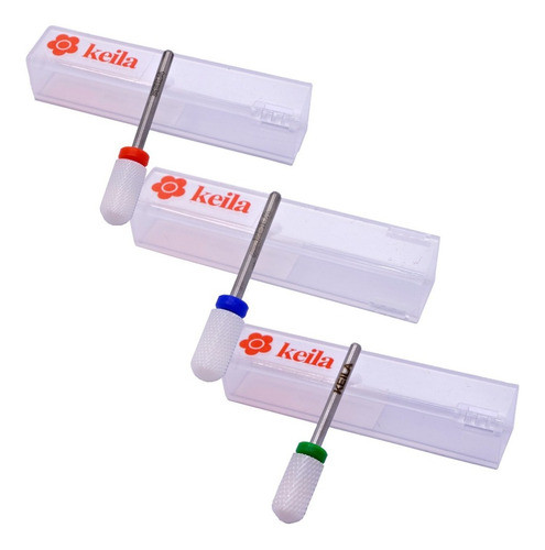 Kit Fresas Universales Cerámica Manicura Remoción Keila 0