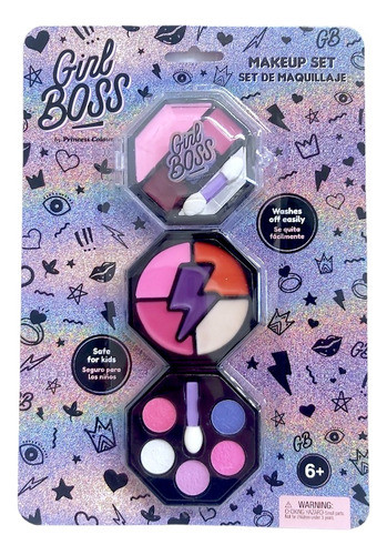 Maquillaje Infantil Makeup Girl Boss Octagonal Triple 0