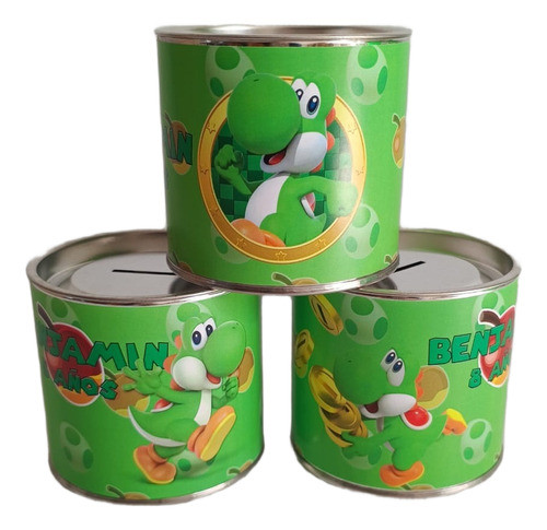 Alcancias Souvenir Cumpleaños Personalizadas X10 Yoshi 0