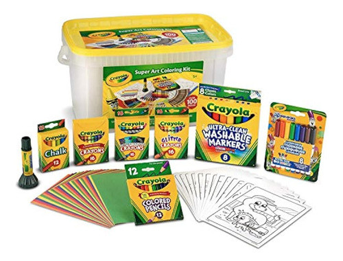 Kit De Coloración Crayola Super Art, Regalo Para Niños, Más 0