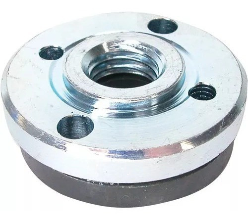 Porca + Flange Esmerilhadeira 4 1/2 Discos Furo Makita 20mm 0