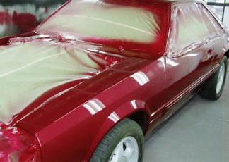 Pintura Poliester Perlada Rojo Lucifer+ Kit Barniz 900ml C/1 1