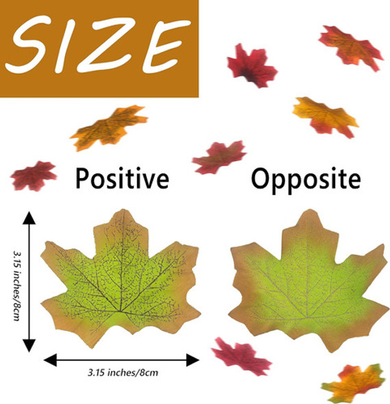 Situmeizi Hojas Otoño Decoración Otoño Falsa Hogar Otoño Día 1