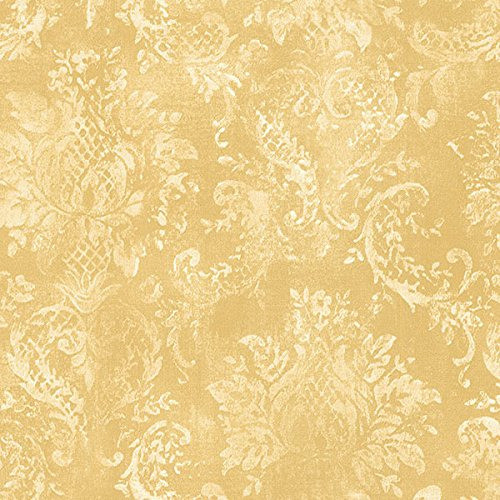 Papel Pintado Norwall Sd25655, Lienzo, Damasco, Prepegado, C 0