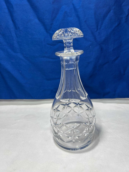 Antiguo Botellón Licorera  De Cristal Tallado 1