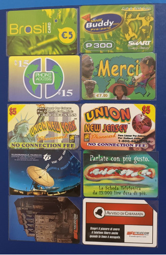 Cartões Telefônicos Importados: Cartões Da Itália E Outros. 0