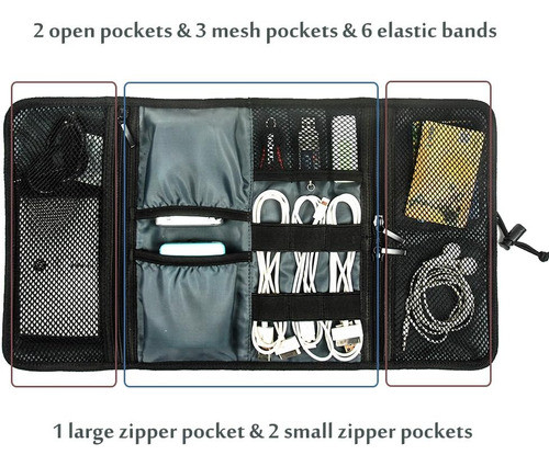 Procase Accesorios Organizador De Bolsos, Universal Electron 1