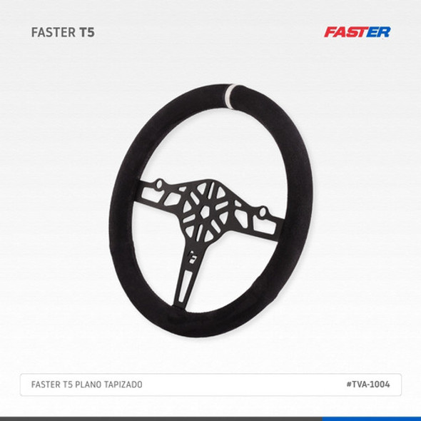 Volante Faster T5 Plano Tapizado Faster By Collino Full 1