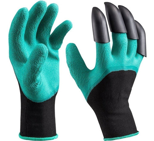 Pack X 2 Pares De Guantes De Jardinería Con Garras De Pvc 0