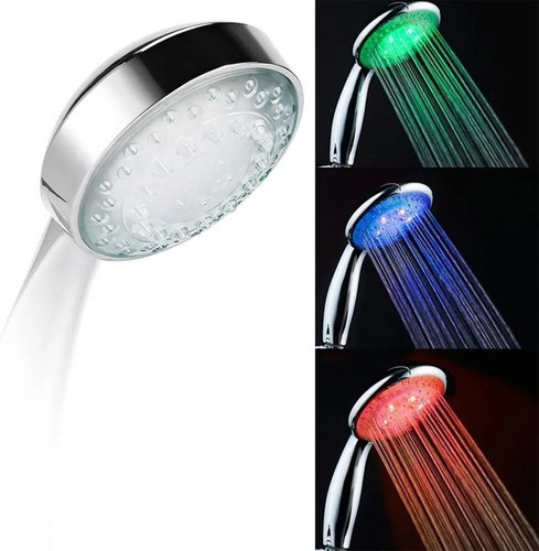 Ducha Telefono Baño Duchero Led Color Mango Lluvero Calidad 0