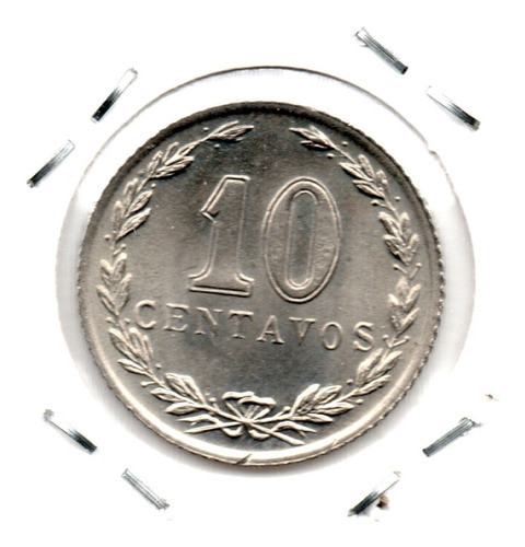 Argentina Moneda 10 Centavos 1933 Niquel Sin Circular 1