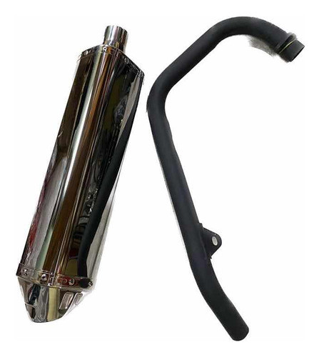 Silenciador Zanella Rz 25 Original Con Caño De Escape 0