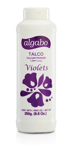 4 Talco Perfumado Violets Algabo 250 Gr ( Mayorista Z Sur ) 0
