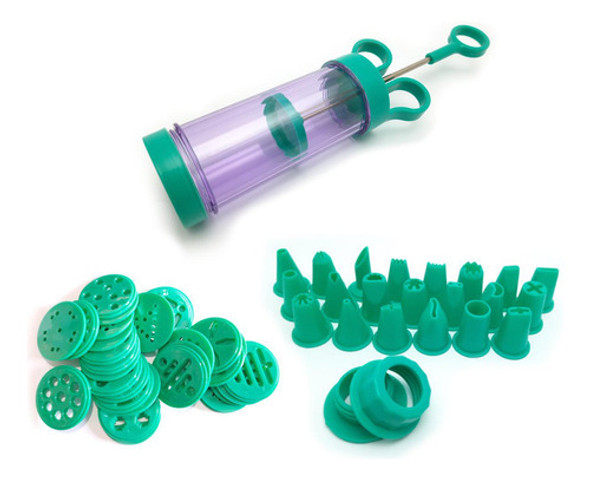 Kit Maquina Manual De Churros Com Bicos E Discos 73 Peças 0