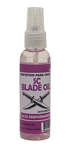 Sc Blade Oil Protetivo Ou Protetor De Facas Cutelaria 60ml 0