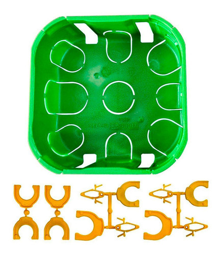 Caixa De Passagem Pvc Embutir 4x4 Drywall Tigre 1