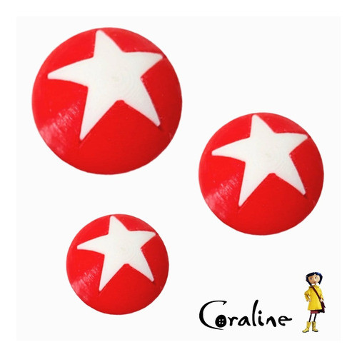 Coraline Accesorio Llave Piedra Bola Ojo De Fantasma Regalos 1