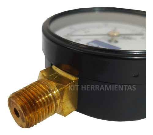Manometro Medidor De Presion De Aire De Compresor 300lbs 1