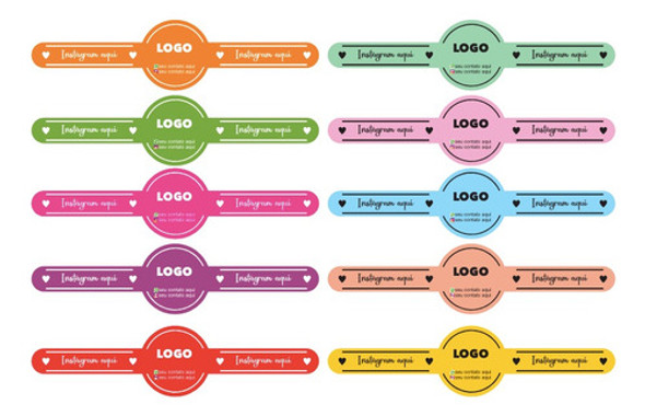 60 Adesivo/lacre Multiuso 10x2,5 Personalizado 1