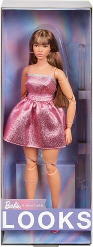 Muñeca Barbie Looks No. 24 With Brown Hair And Modern Y2k 0