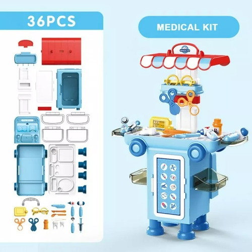Set De Doctor 2 En 1 En Bus -valija - 36 Pcs 1