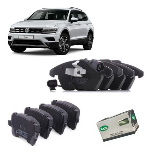 Kit Pastillas Freno Del/tras Lpr Vw Tiguan 2.0 Tsi 2013 0