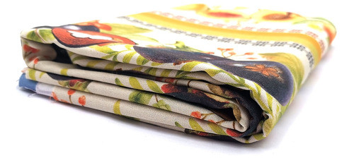 Tecido Peripan - Frutas - 1m X 1,50m - D:9017 E368 1