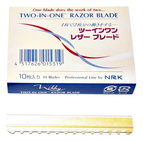 Hojas Filos Nikky Two In One X 10 Un Repuesto Navajin Navaja 0