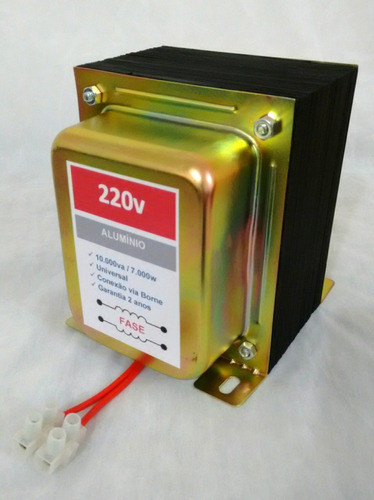 Transformador 10kva  Bivolt 110 - 127 - 220 Aluminio 0