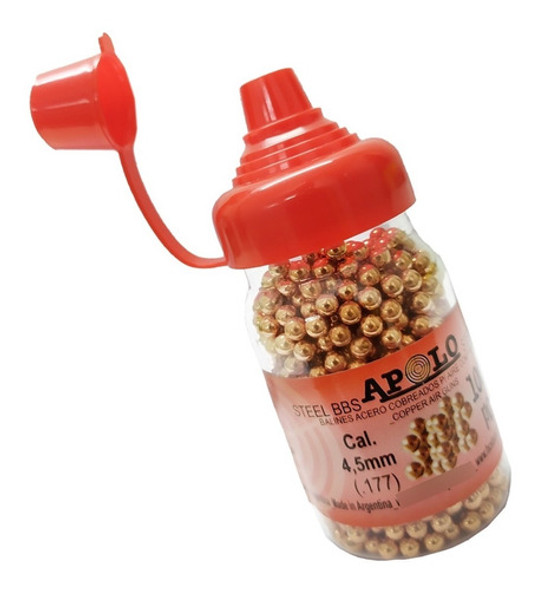Balines Apolo Acero 4.5 X1000 Pistolas Aire Comprimido Y Co2 0
