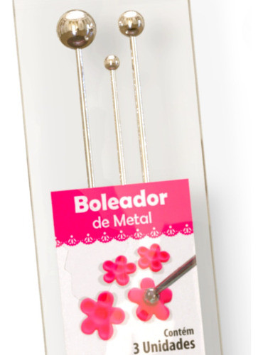 Boleador De Metal 3un Aço Inox Confeitaria Biscuit Mago 0