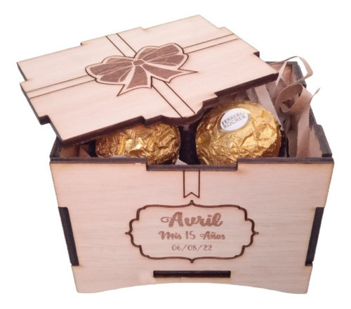 Cajas Para Regalos Souvenirs Personalizadas Bodas  50 Uds 0