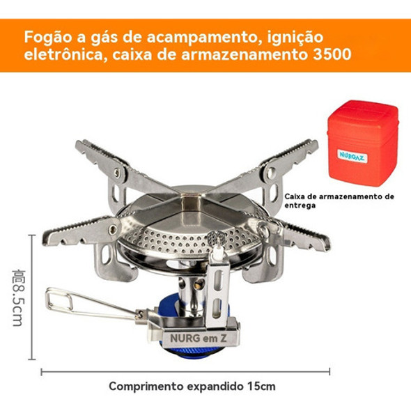 Chama Eletrônica Mini - Fogão A Gás Compacto 1