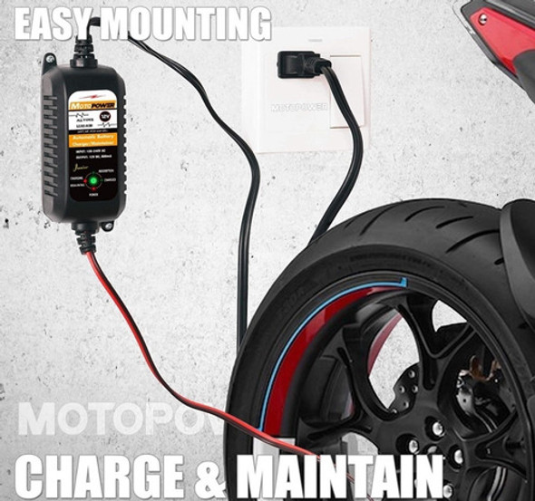 Cargador Mantenedor Bateria 12v Inteligente Moto Atv Auto 1