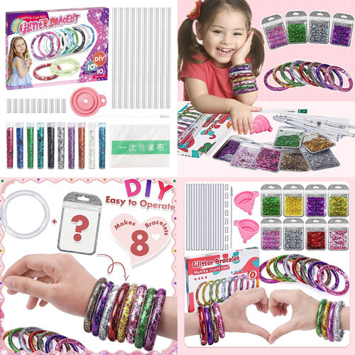 Kits De Pulseiras Cintilantes Para Meninas Creative Craft Fr 1