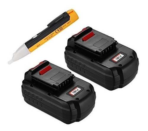 Batería De Repuesto Powerextra 18v 3.0ah, 2u, P/cable Porter 0