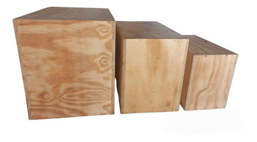 Cajón De Salto Para Crossfit Reforzado Grande 50x60x70 0