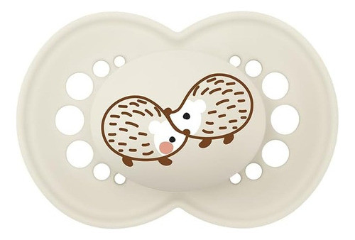 Kit 2 Chupetas Bico De Silicone Sayings 6m+ Azul - Mam 1