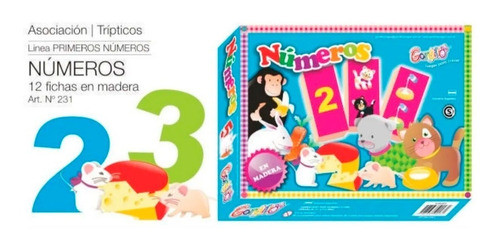 Juego Educativo Numeros De Madera Gordillo Enc-tri-2 1