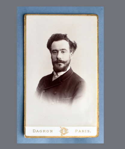 Fotografia Carte De Visite Por René Dagron . Paris 1880 0