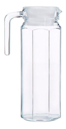 Jarra De Vidrio Con Tapa 1 Litro 0