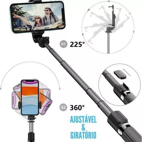 Suporte Pau De Selfie - D10 - 360° - Wifi 1