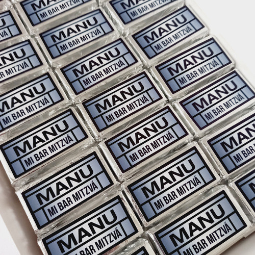 100 Chocolatines Personalizados Lingote Souvenir Candy Bar 1